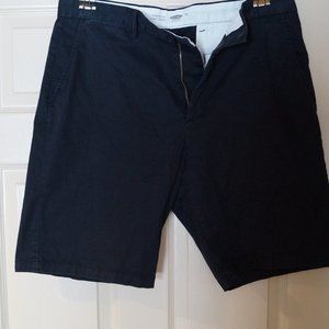 Ultimate Slim Black Flat Front Men's Shorts - 36W